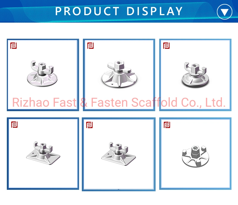 Formwork Tie Rod with Anchor Stop Wing Nut