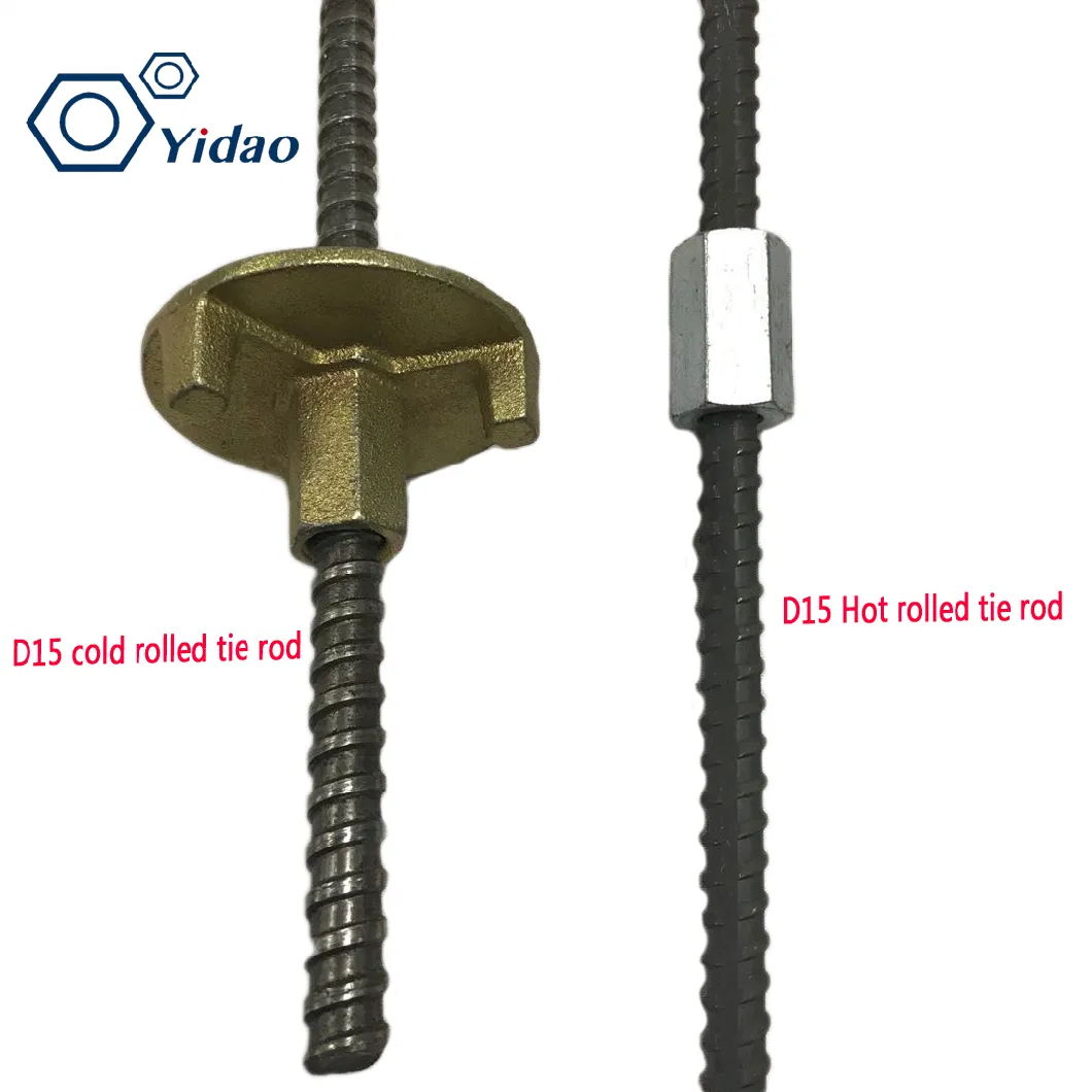 Dw Hot Rolled Tie Rod for Formwork Tie Backs